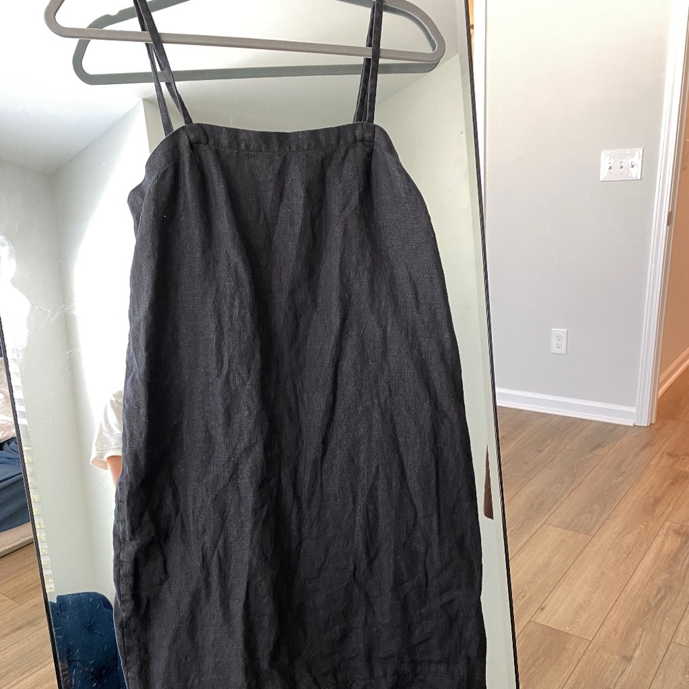 100% Linen Strappy Dress